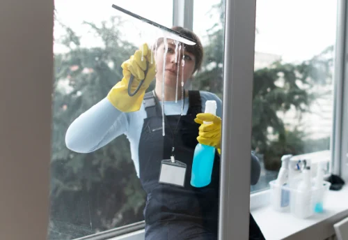 Nettoyage de vitres intérieures et extérieures à Prugny